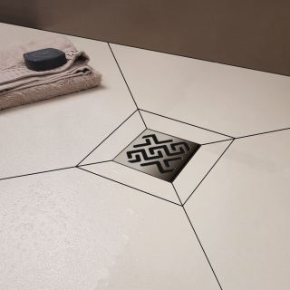 Душевой трап Berges Platz Antik 091060 10см хром глянец